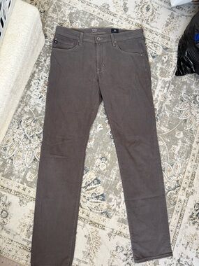 Ag Adriano Goldschmied Gray Slim Tapered Pants